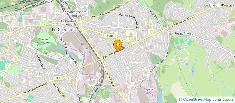 localisation de l'entreprise RUBIX DATACENTER  LE CREUSOT