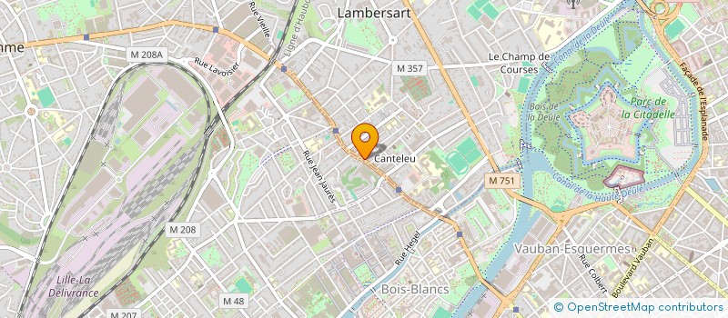 localisation de l'entreprise RUBIX IMMO à LAMBERSART