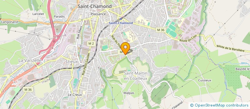 localisation de l'entreprise RUBIX RESTOR à SAINT-CHAMOND
