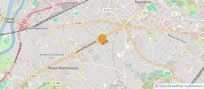 localisation de l'entreprise RUBIX SHOP à RUEIL-MALMAISON