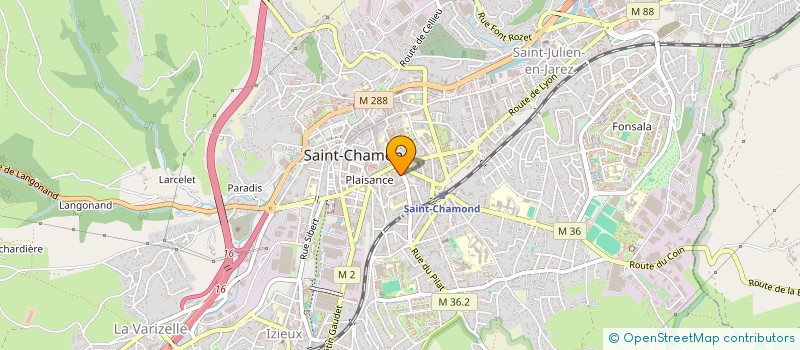 localisation de l'entreprise RUBIX STORE  LA TALAUDIERE