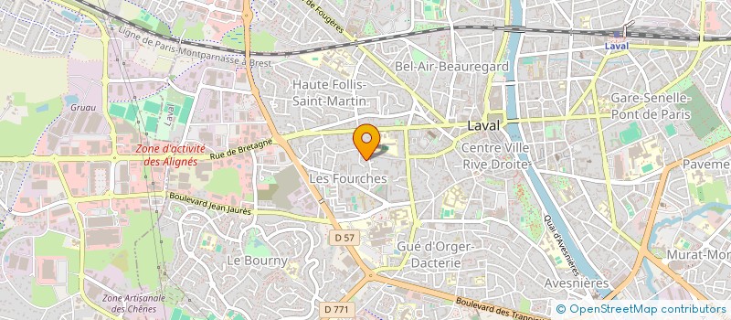 localisation de l'entreprise RUBLIER NICOLAS à LAVAL