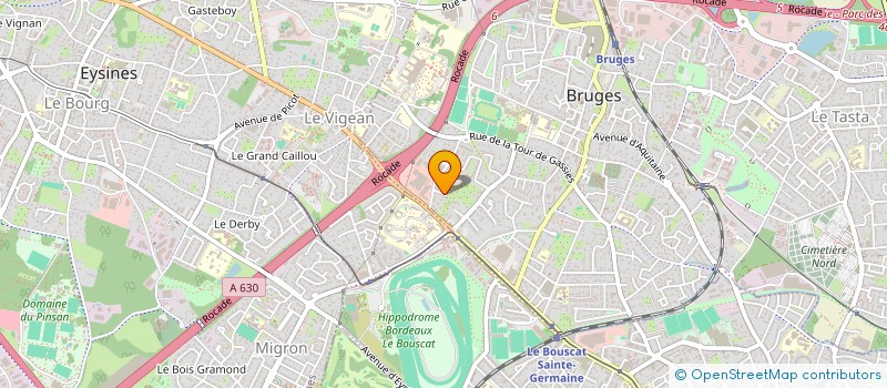 localisation de l'entreprise RUBO  BRUGES