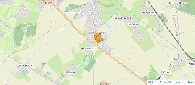 localisation de l'entreprise RUBOULIEZ  CAPPELLE-EN-PEVELE