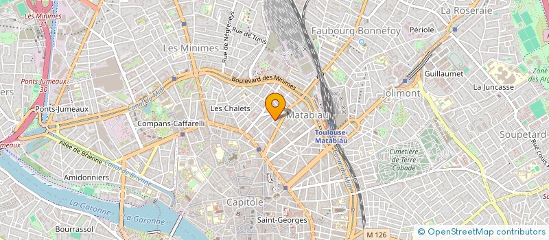 localisation de l'entreprise RUBUGO  TOULOUSE