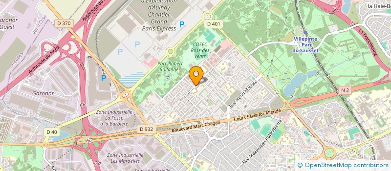 localisation de l'entreprise RUBY à AULNAY-SOUS-BOIS