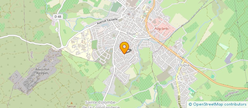 localisation de l'entreprise RUBY  THUIR