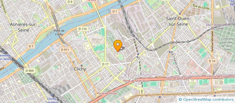 localisation de l'entreprise RUBY à CLICHY