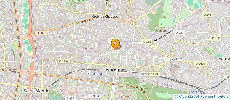 localisation de l'entreprise RUBY ADVISORY à VINCENNES