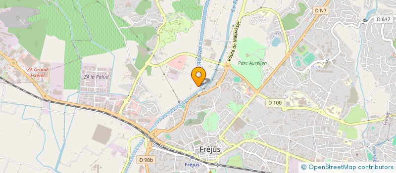 localisation de l'entreprise RUBY ET JES à FREJUS
