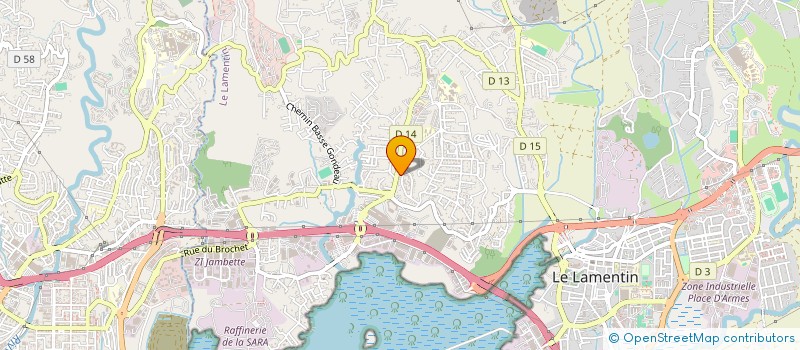 localisation de l'entreprise RUBY GOLD à LE LAMENTIN