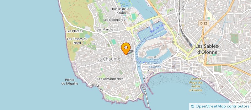 localisation de l'entreprise RUBY OF LIBERTY à LES SABLES D'OLONNE