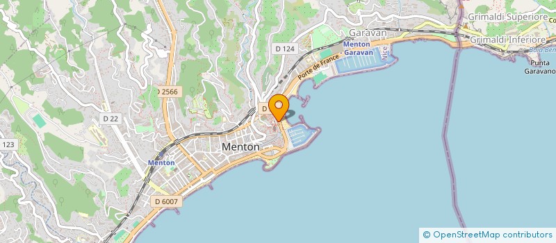localisation de l'entreprise RUBY'S à MENTON