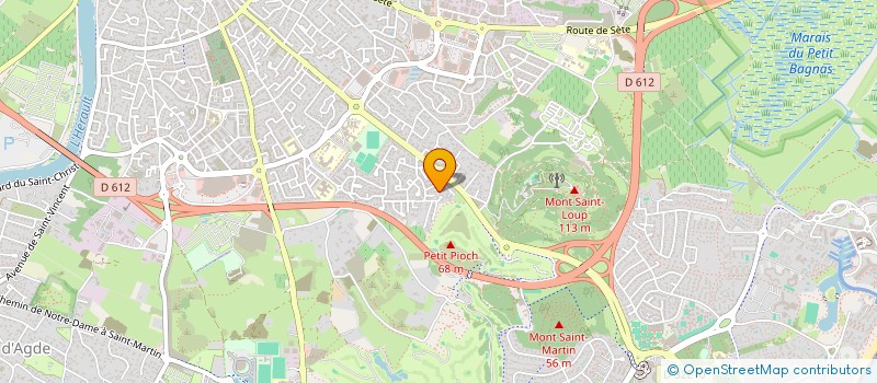 localisation de l'entreprise RUBY VERONIQUE à AGDE