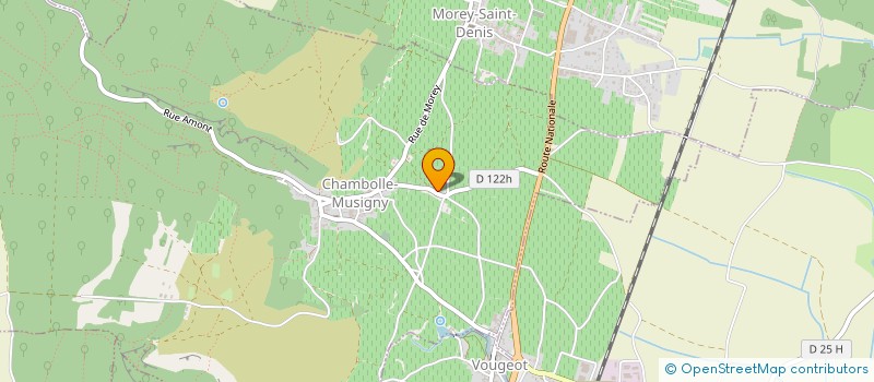 localisation de l'entreprise RUBY VIGNOBLES à DIJON