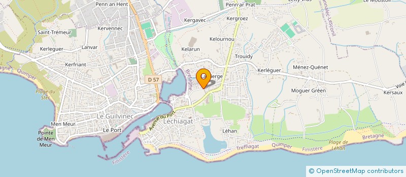 localisation de l'entreprise RUBY WOOD  TREFFIAGAT