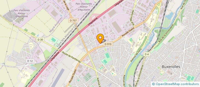 localisation de l'entreprise RUBYCAR 86  POITIERS