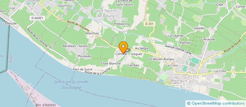 localisation de l'entreprise RUBYCOM OUTCOMES  BOURG