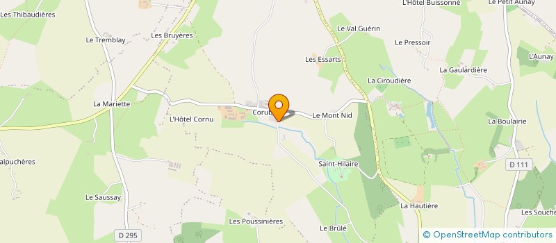 localisation de l'entreprise RUBYCREATION à PERCHE-EN-NOCE