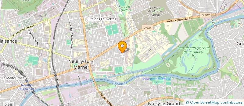 localisation de l'entreprise RUBYS à NEUILLY-SUR-MARNE