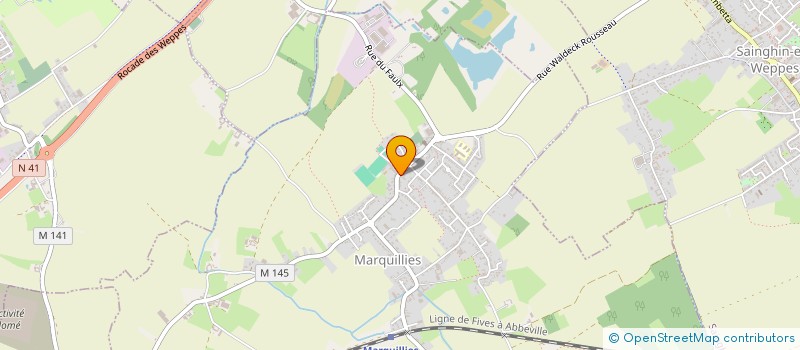 localisation de l'entreprise RUCAR  MARQUILLIES