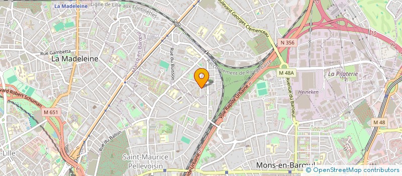 localisation de l'entreprise RUCEL FINANCE à MARCQ-EN-BARŒUL