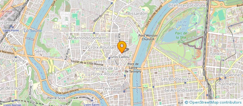 localisation de l'entreprise RUCF & ASSOCIES à LYON