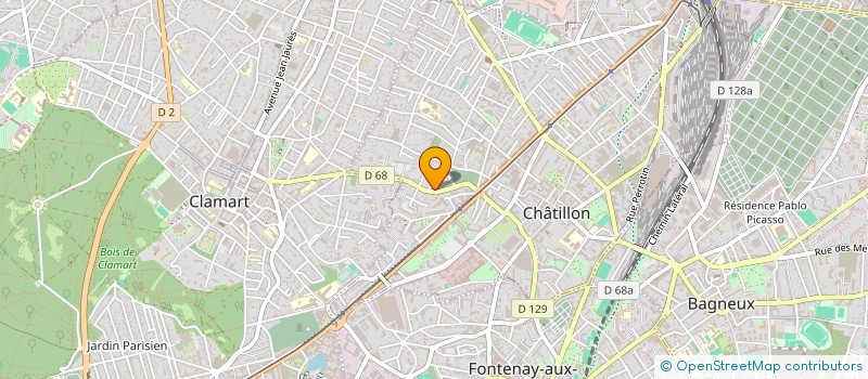 localisation de l'entreprise RUCH'ECOLE  CHATILLON