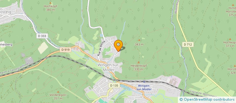 localisation de l'entreprise RUCH FRERES  WINGEN-SUR-MODER