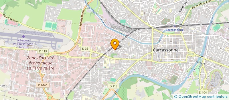 localisation de l'entreprise RUCHE INVEST à CARCASSONNE
