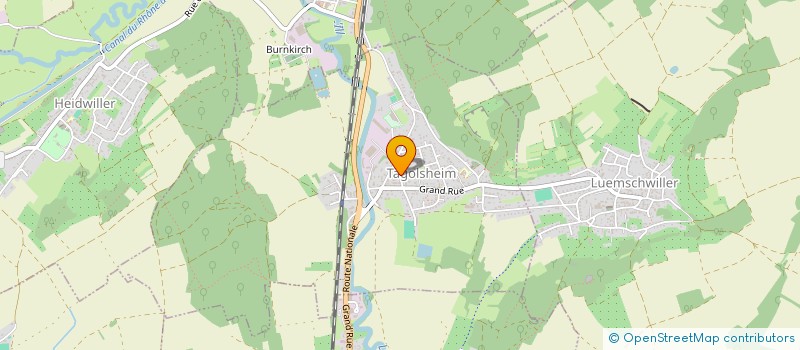 localisation de l'entreprise RUCHE OU RUCHER  TAGOLSHEIM