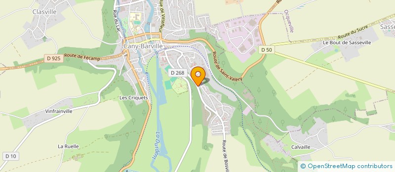 localisation de l'entreprise RUCHER A TOM DE PALUEL  CANY-BARVILLE