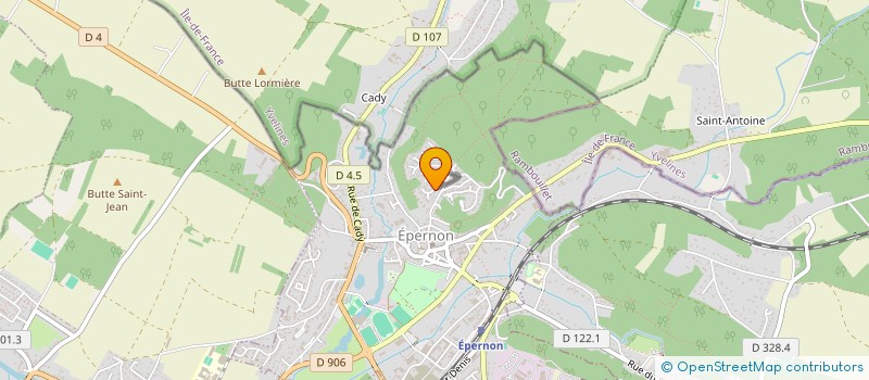 localisation de l'entreprise RUCHER ASSOCIATIF DU DONJON à EPERNON