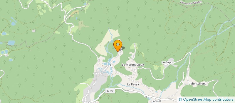 localisation de l'entreprise RUCHER ECOLE DES MILLE ETANGS HAUTE-SAONE 70  FRESSE