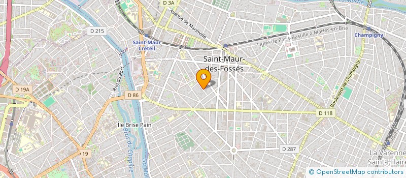 localisation de l'entreprise RUCHERS COLLECTIFS DE VALENTON à SAINT-MAUR-DES-FOSSES