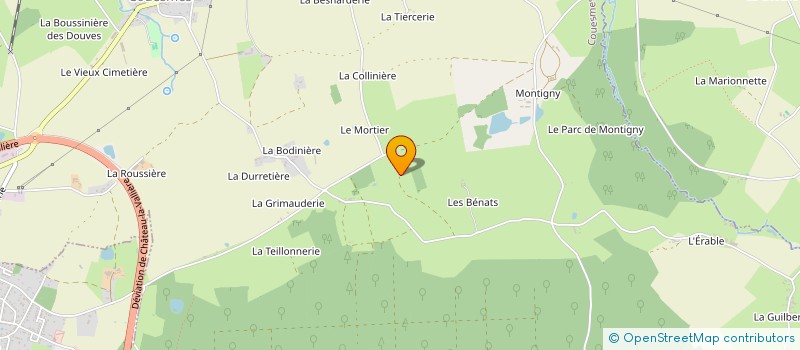 localisation de l'entreprise RUCHERS DEFFONTAINES  BRAYE SUR MAULNE