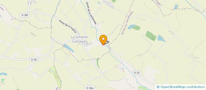 localisation de l'entreprise RUCHES&CO à LA SALVETAT-LAURAGAIS