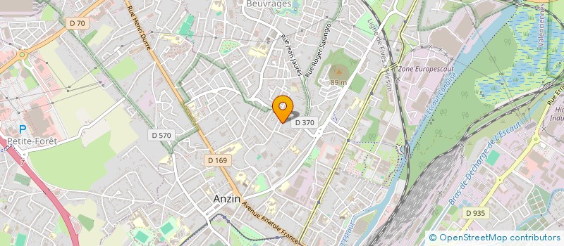 localisation de l'entreprise RUD'LIL  ANZIN