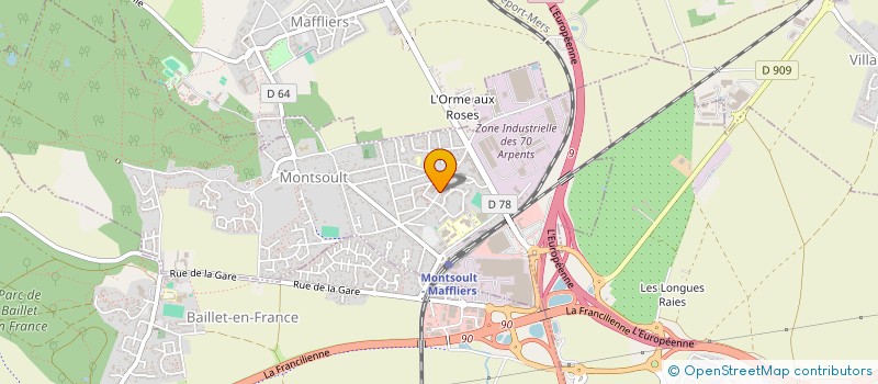 localisation de l'entreprise RUD'X FACTORY  MONTSOULT