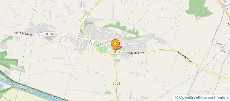 localisation de l'entreprise RUDASO à AOUSTE-SUR-SYE