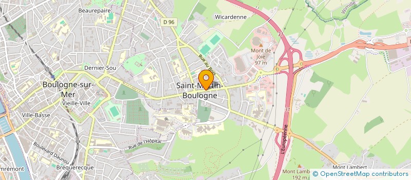 localisation de l'entreprise RUDBECKIA  SAINT-MARTIN-BOULOGNE