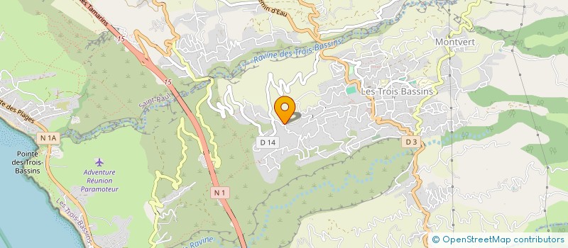 localisation de l'entreprise RUDDY FRANCOMME ET ASSOCIES à LES TROIS-BASSINS