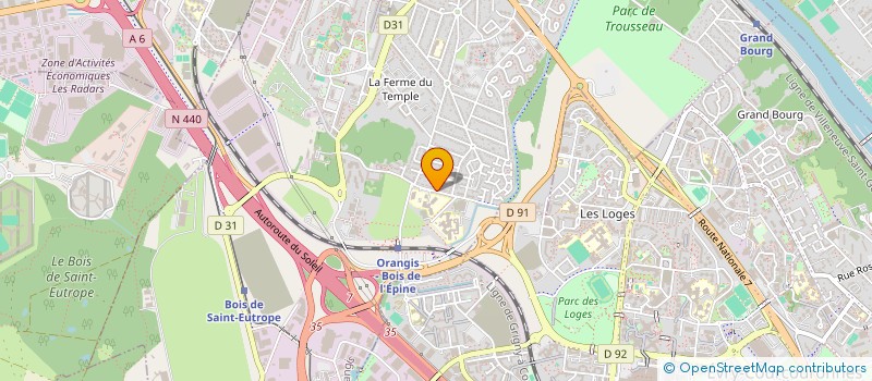 localisation de l'entreprise RUDDY OPTIC à RIS-ORANGIS