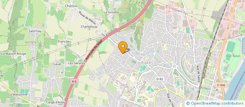 localisation de l'entreprise RUDE SEBASTIEN à MACON