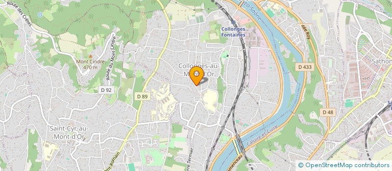 localisation de l'entreprise RUDIGOZ & ASSOCIES  COLLONGES-AU-MONT-D'OR