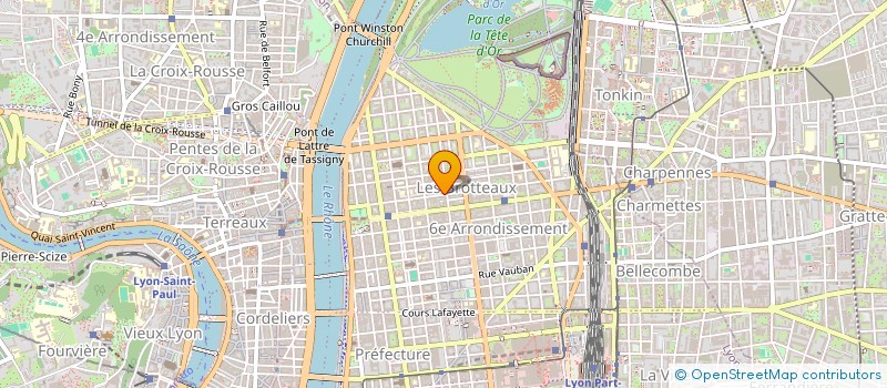 localisation de l'entreprise RUDIGOZ IMMOBILIER CONSEIL à LYON