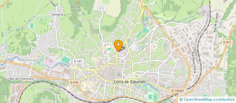 localisation de l'entreprise RUDO'LUP à LONS-LE-SAUNIER
