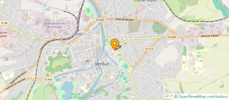 localisation de l'entreprise RUDOLF-VASTEL à VERDUN