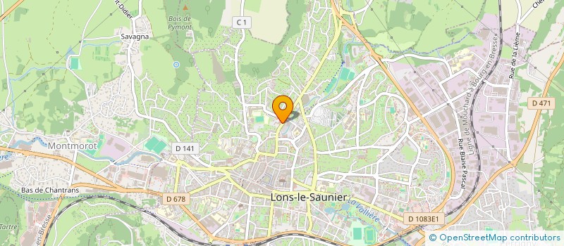 localisation de l'entreprise RUDOLOGIA à LONS-LE-SAUNIER