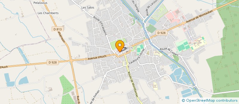 localisation de l'entreprise RUDOLOGIE MIDI PYRENEES  MONTECH